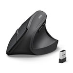 Dual-Mode Ergonomic Bluetooth Vertical Mouse (BT 5.4 & USB 2.4G)