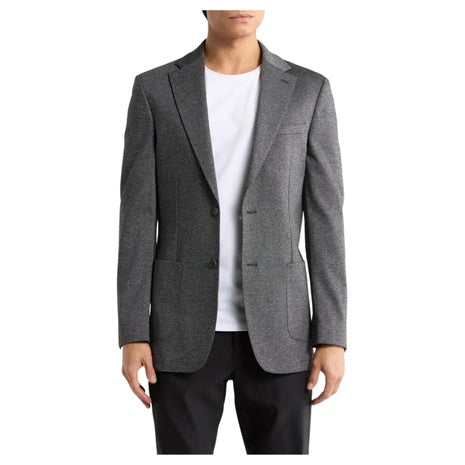 Calvin Klein Men's Heathered Notch Lapel Sport Coat