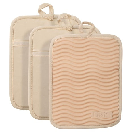 3-Set Lifaith Heat Resistant Silicone Pot Holders