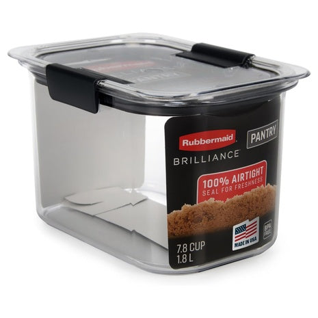 7.8 Cup Rubbermaid Brilliance Pantry Airtight Food Storage Container