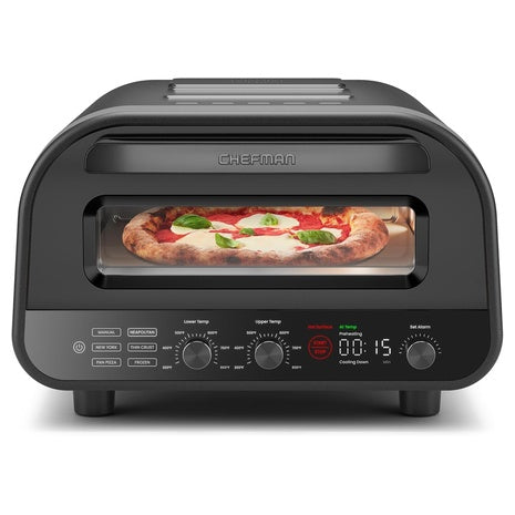 Countertop Electric Pizza Maker With Pizza Stone & Peel