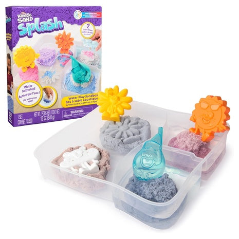 Kinetic Sand Splash Water Play Sandbox