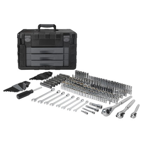 287-Piece Amazon Basics Mechanic Tool Set with 3-Drawer Case