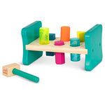 Wooden Shape Sorter Pounding Bench