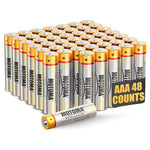 48-Pack 1.5V 720mAh Long Lasting Power AAA Alkaline Batteries