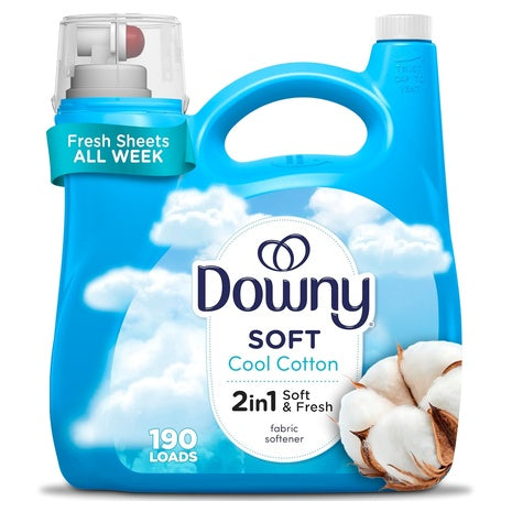 190 Load Downy Soft 2-in-1 Cool Cotton Fabric Softener
