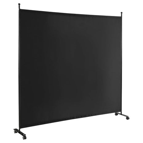 73" X 73" Giantex Single Panel Room Divider With Wheels