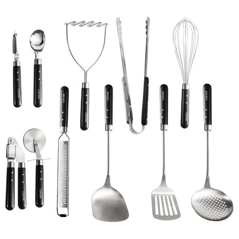 11-Piece Carote Stainless Steel Cooking Utensils Set