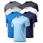7-Pack Moisture Wicking Short Sleeve Workout T-Shirts