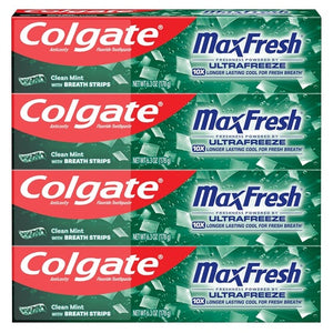4-Pack Colgate MaxFresh Toothpaste