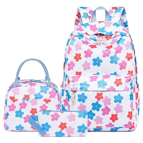 School Backpack with Lunch Box & Pencil Case