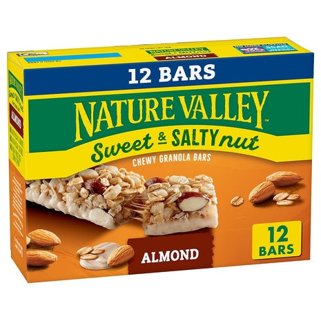 12 Sweet and Salty Nut, Almond Bars