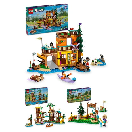 LEGO Friends Adventure Camp Bundle (Tree House, Water Sports, & Archery Range)