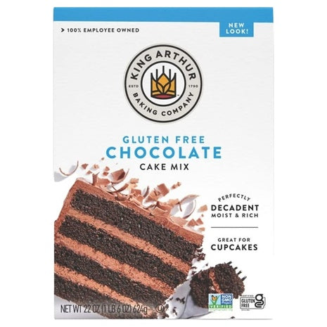 6-Pack King Arthur Gluten-Free Chocolate Cake Mix (22oz)
