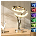 Modern Spiral RGB Touch Table Lamp (10 Colors)