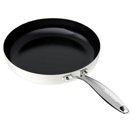 10" Ceramic Nonstick Tri-Ply Stainless Steel Frying Pan