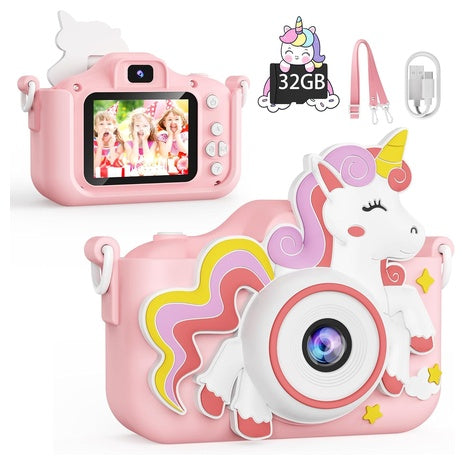 Kids Digital Camera with 32GB SD Card