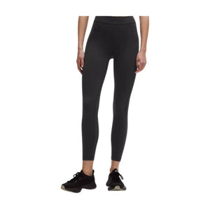 25" Legging in Black Flocked