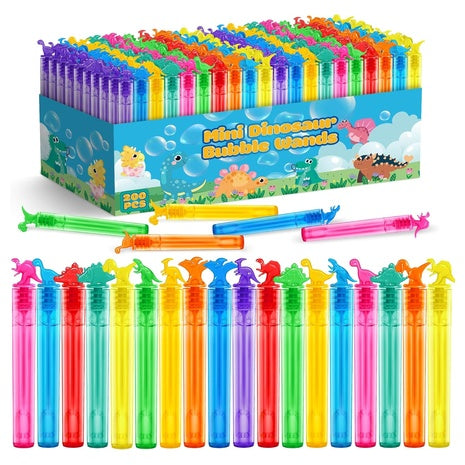 200 Dinosaur Mini Bubble Wands