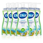 6 Bottles Dial Antibacterial Foaming Hand Soap Fresh Pear Scent
