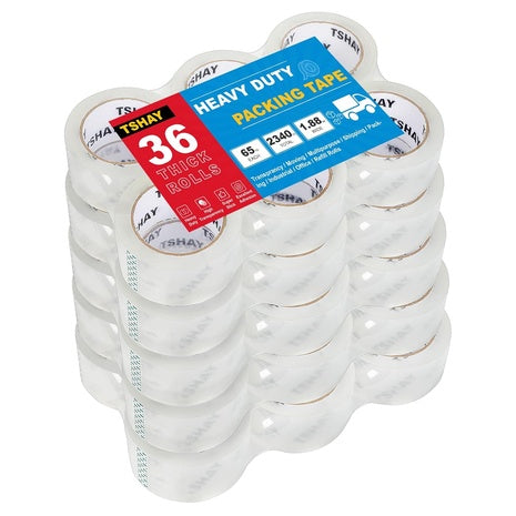 36-Pack Heavy Duty Shipping and Moving Packing Tape