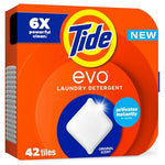 42 Tide evo Original Laundry Detergent Tiles