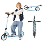 Lightweight Foldable Kick Scooter with Shock Absorption