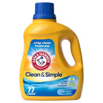 77 Loads Arm & Hammer Clean & Simple Liquid Laundry Detergent