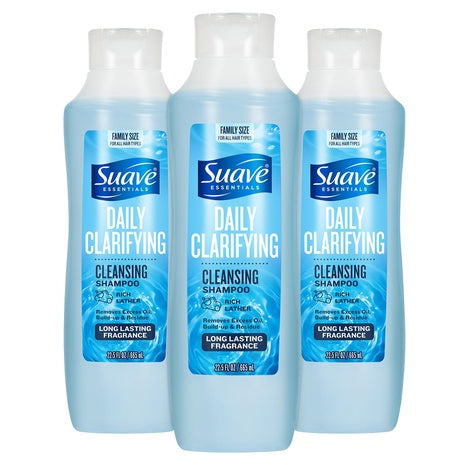 3-Pack Suave Clarifying Shampoo