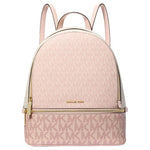 Michael Kors Women's Rhea Medium Color Block Signature Logo Backpack
