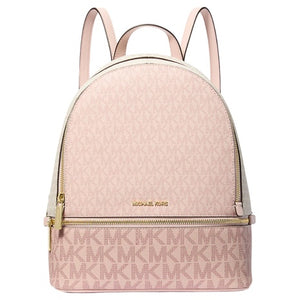 Michael Kors Women's Rhea Medium Color Block Signature Logo Backpack