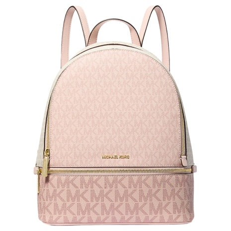 Michael Kors Women's Rhea Medium Color Block Signature Logo Backpack