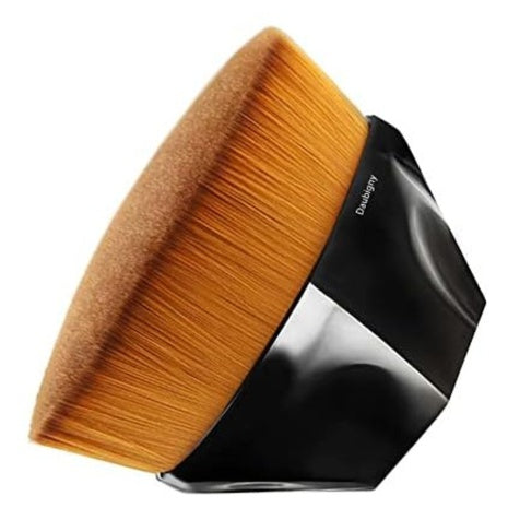 Flat Top Kabuki Foundation Makeup Brush W/ Case (Black)