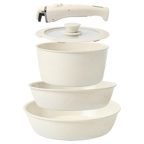 5 Piece Nonstick Ceramic Pots and Pans Set