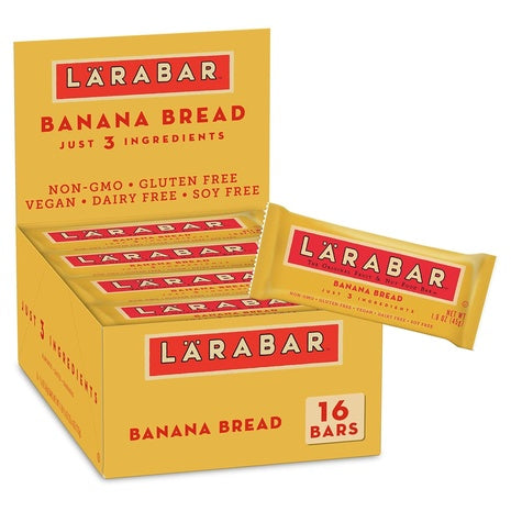 16 Larabar Banana Bread Fruit & Nut Bars
