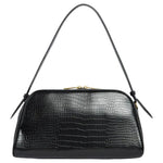 BCBG Croc-Embossed Top Handle Bag