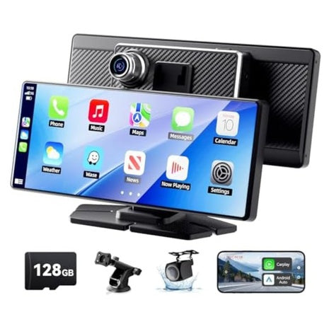Terunsoul 8.1" HD Portable Touch Car Carplay Screen
