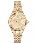 Versace Women's Swiss Hellenyium Gold Ion Plated Bracelet Watch