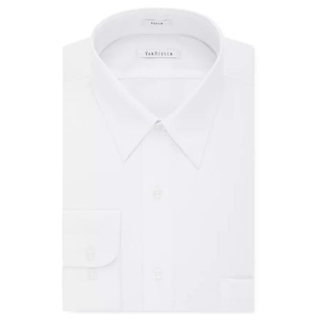 Van Heusen Men's Classic Poplin Dress Shirt
