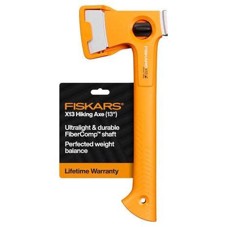 Fiskars X13 Ultralight 13" Camping Hatchet W/ Forged Steel Blade & Sheath