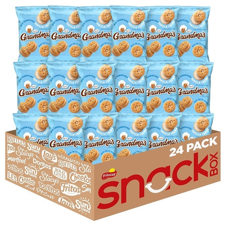 24 Bags Grandma’s Vanilla Sandwich Crème Mini Cookies