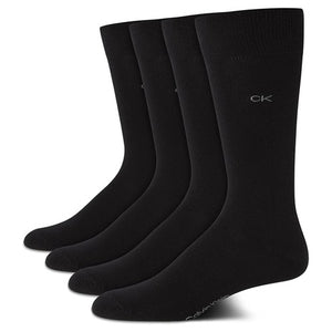 4 Pairs Calvin Klein Men’s Patterned Crew Dress Socks