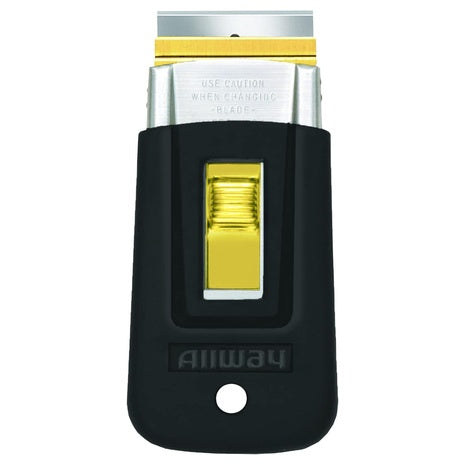 Soft-Grip Retractable Glass Scraper with 5 Blades
