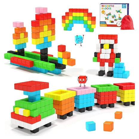 40 Magnetic Building Blocks Set