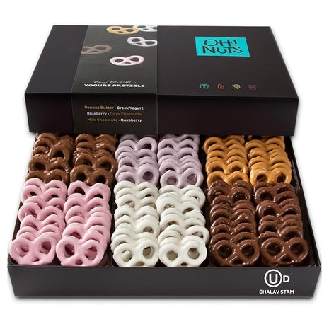 Oh! Nuts Chocolate Covered Pretzel Gift Baskets