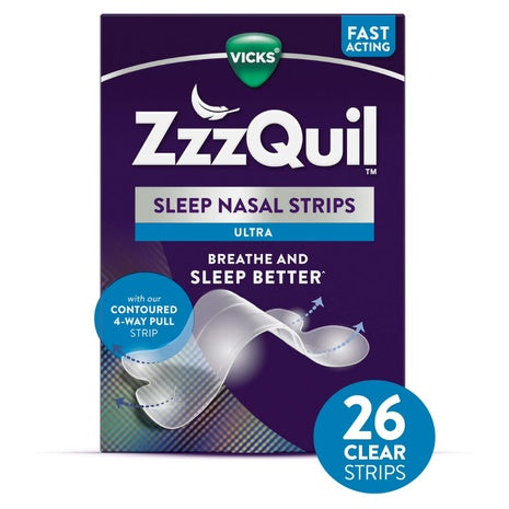 26-Count Vicks ZzzQuil Sleep Aid Anti-Snoring Nasal Strips