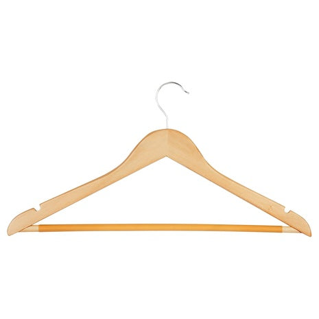 24-Pack Honey-Can-Do Maple Wood Hangers