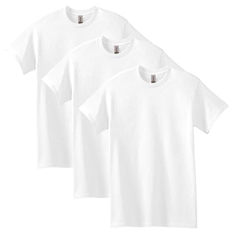3 Gildan Men's Heavy Cotton T-Shirts