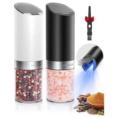 Electric Salt and Pepper Grinder Set
