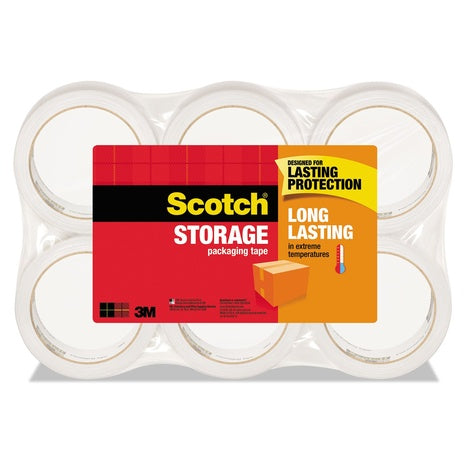 6 Rolls of Scotch Sure Start Packing Tape
